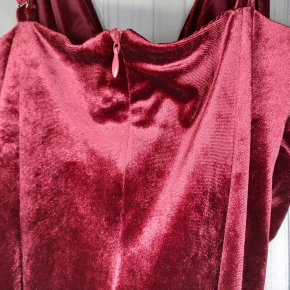Retro stage velour dress NWT - Picture 8 of 8